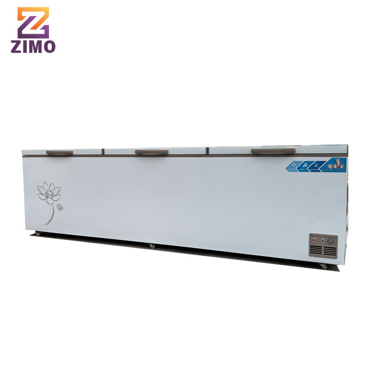 Commercial Chest Freezers 1000 Liter Deep Freezer Top Open Doors Horizontal Freezer