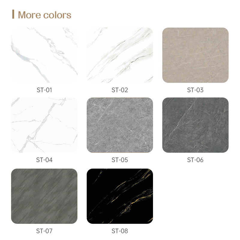 Modern Style WPC 2440*1220mm Rock Plate Matt Series Jazz White Wall Panel interior Wall Panel For Indoor Decoration