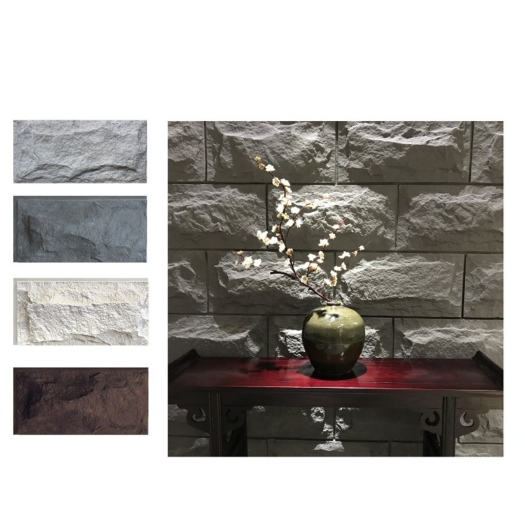 MCM Wood Plastic Composite Mushroom Stone Cladding Soft Tiles For Counter Topceiling Cupboard Floor Building Materials