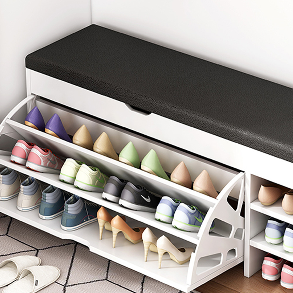 Modern Wooden Shoe Rack Storage Cabinet Tipping Cabinet Living Room Furniture Shoe Cabinet Wooden Shoe Rack