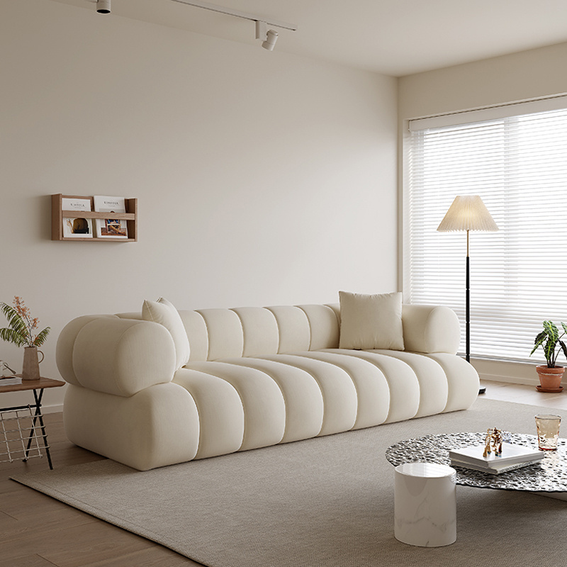 Fashion Design L Shape Sectional Sofa With Ottoman Italian Living Room Sofa Combination Velvet Modular Sofa Long Couch