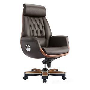 High Quality Modern Luxury Adjustable Recliner Swivel Manage Executive Leather Boss Office Massage Chair