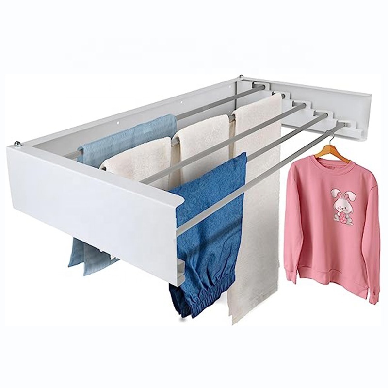 Factory Supply Heavy Duty Wall mounted metal folding Towel clothes drying racks