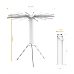 Folding Invisible Octopus Hangers Aluminum Rods Foldable Tripod Clothes Drying Rack