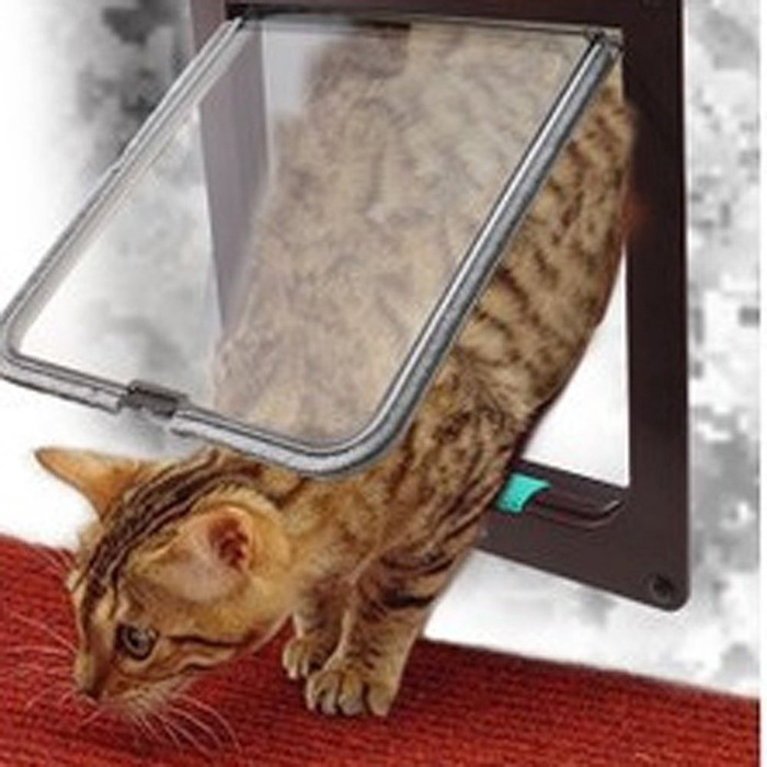 Dog Mate 4 Way Locking Cat Flap Pet Door