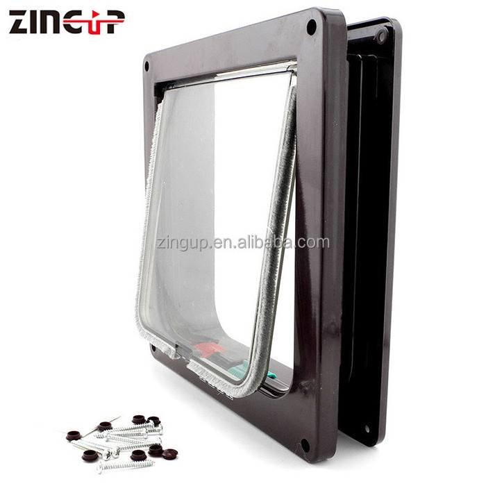 ZingUp Easy to Use 4 Ways Locking Cat Door