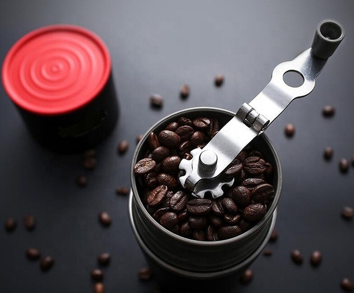 ZingUp All In One Mini Espresso Portable Coffee Maker with Hand Grinder