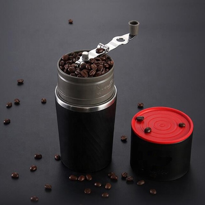 ZingUp All In One Mini Espresso Portable Coffee Maker with Hand Grinder