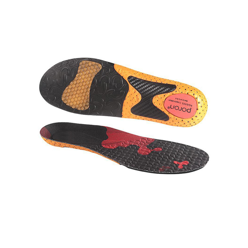 Running anti-slip and anti-roll EVA high-strength sports sole Specific shock absorbing GEL PORON insole