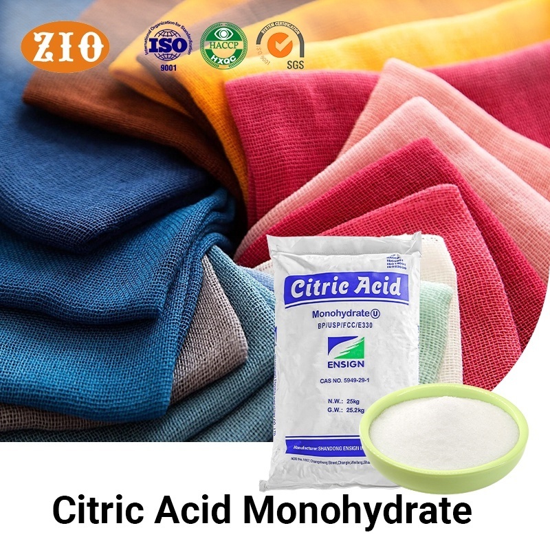 Acidity Regulators Industrial Citric Acid Monohydrate Anhydrous Sodium Citrate Potassium Citrate