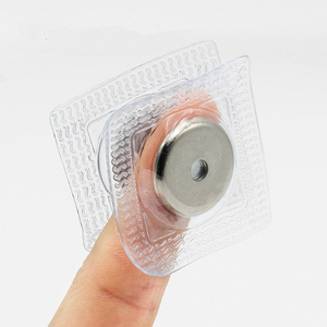 Plastic Covered Magnets Round Sew Strong Pvc Washable disc  Sewable Hidden magnetic buttons for clothing