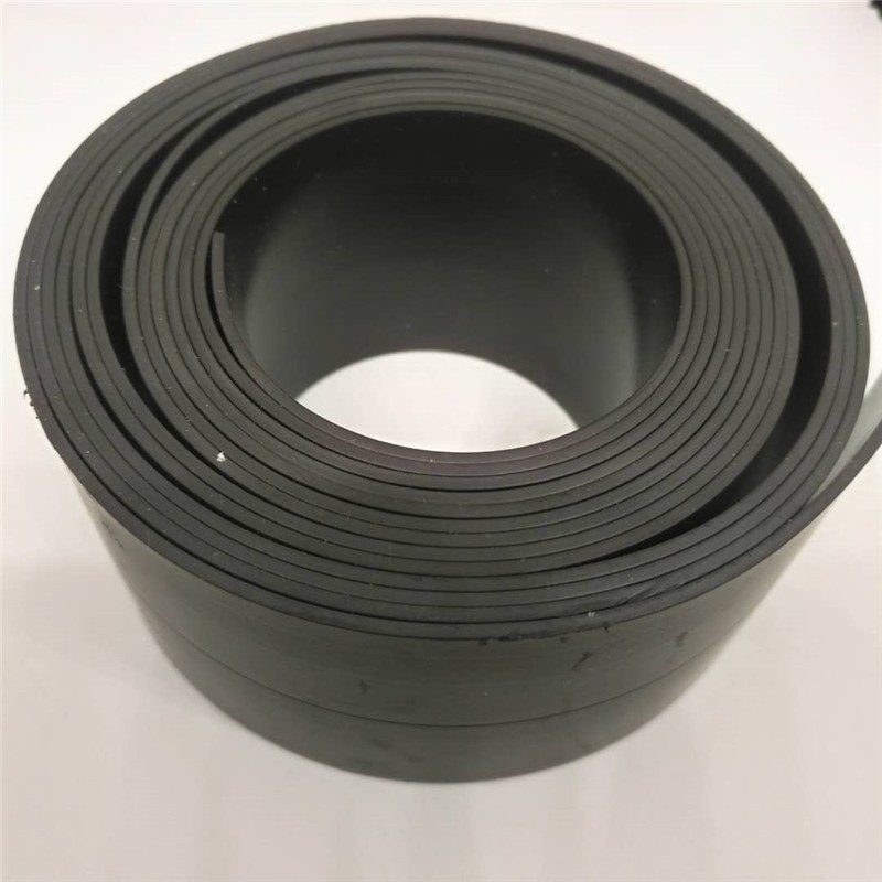 Super Strong Adhesive Rubber Magnet Tape Flexible Magnetic Strip Band With Adhesive Coating