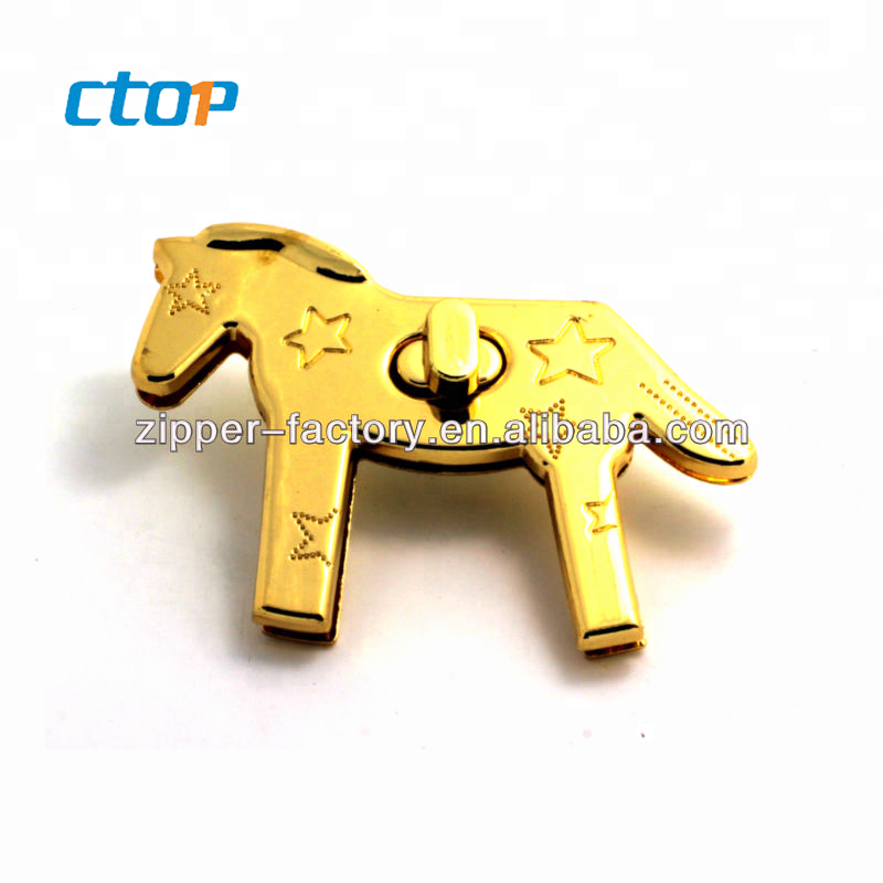 Factory Wholesale High Quality Twist Lock Accessories Clasp Bag Metal Lock Handbag Lock For Handbag