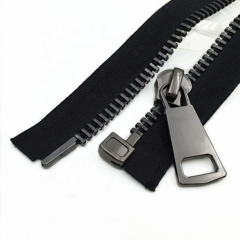 Factory Direct 3# 5# 8# Metal Zip Garment Accessories Open End Metal Zipper For Clothing