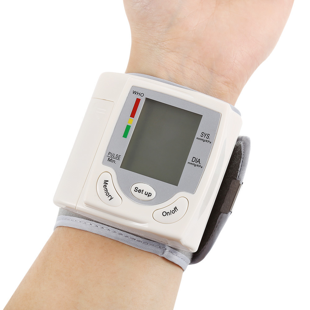 Wrist Digital blood pressure monitor electronic sphygmomanometer