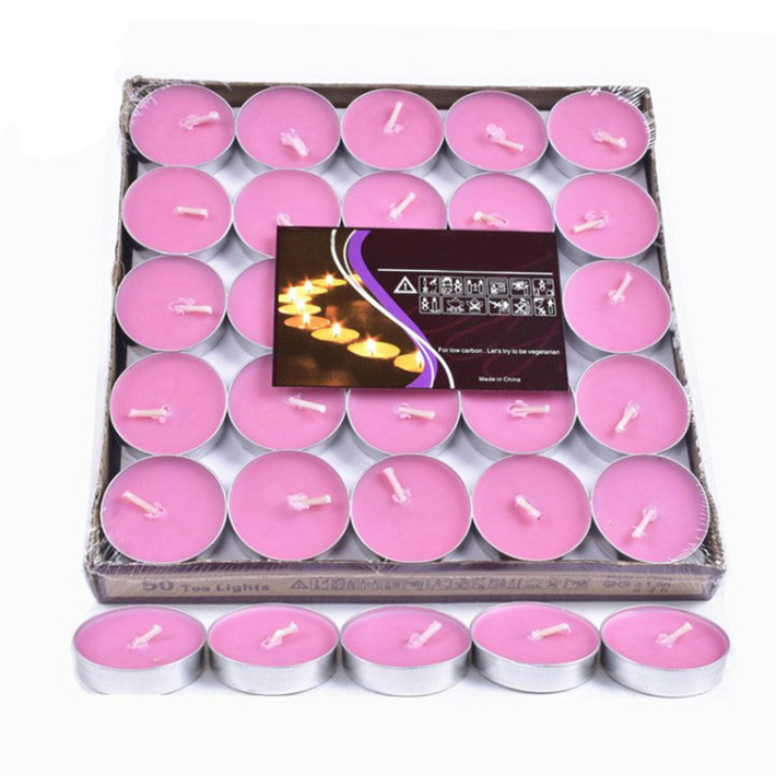 Long-Lasting Fragrance Tea Lights 2-Hour Scented Tealights for Weddings Diwali Halloween Decoration Made from Paraffin Wax