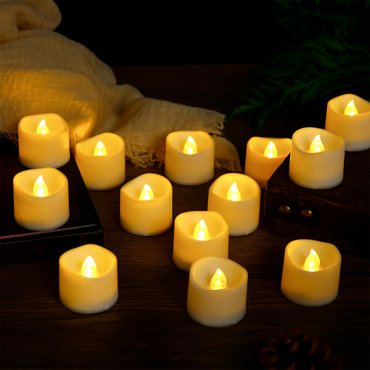 Romantic proposal creative electronic candle scene props decoration LED small tea candle light