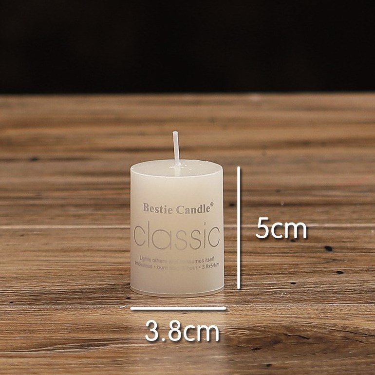 Wedding Restaurant Simple Candles Transparent European Decoration Scented Pillar Candles Cylinder Square