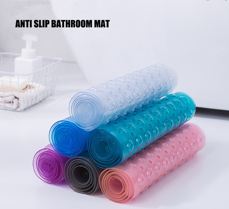 Non-Slip Bathroom Toilet Shower Mats Bath Hotel Household Plastic Rubber Bath Tub Mats