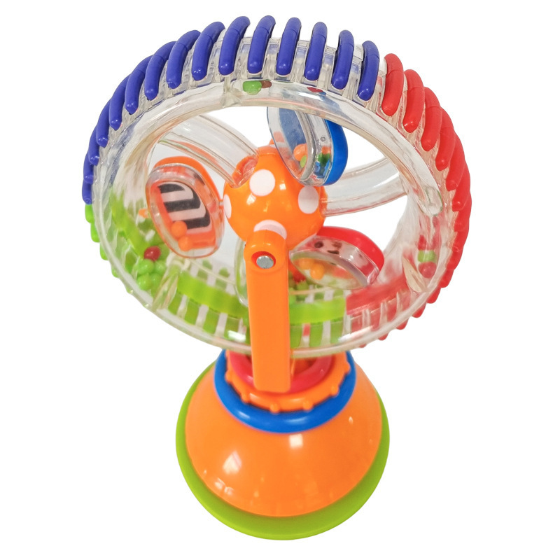 Hot Sale 3 Colors Ferris Wheel Rotating Windmill Creative Educational Baby Rattle Toy