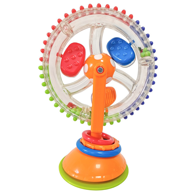 Hot Sale 3 Colors Ferris Wheel Rotating Windmill Creative Educational Baby Rattle Toy