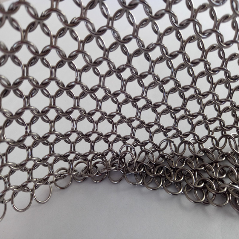 Hotel Decorative Metal Mesh Drapery/Chain Mail Ring Mesh Curtain