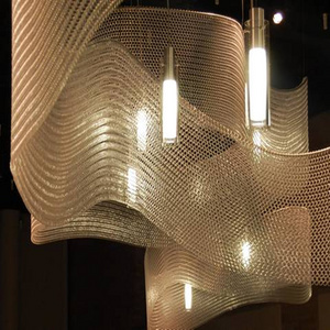 Hotel Decorative Metal Mesh Drapery/Chain Mail Ring Mesh Curtain