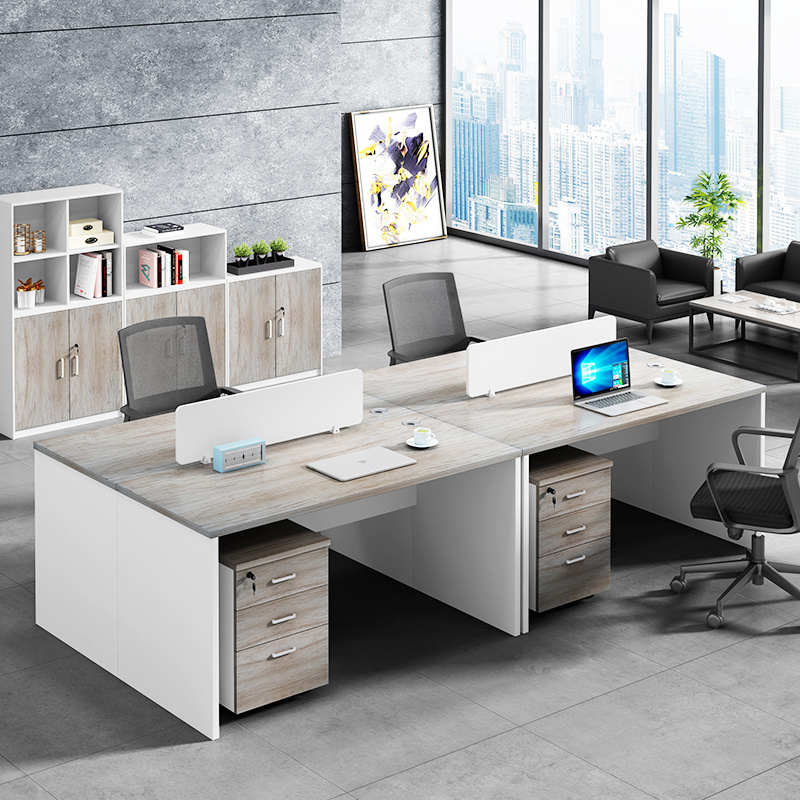 Zitai escritorio de oficina office wooden workstation partition modular office desk staff table