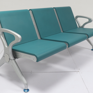 Zitai Furniture Hospital Airport Used Metal leather Waiting Chair Public Public Area waiting seating