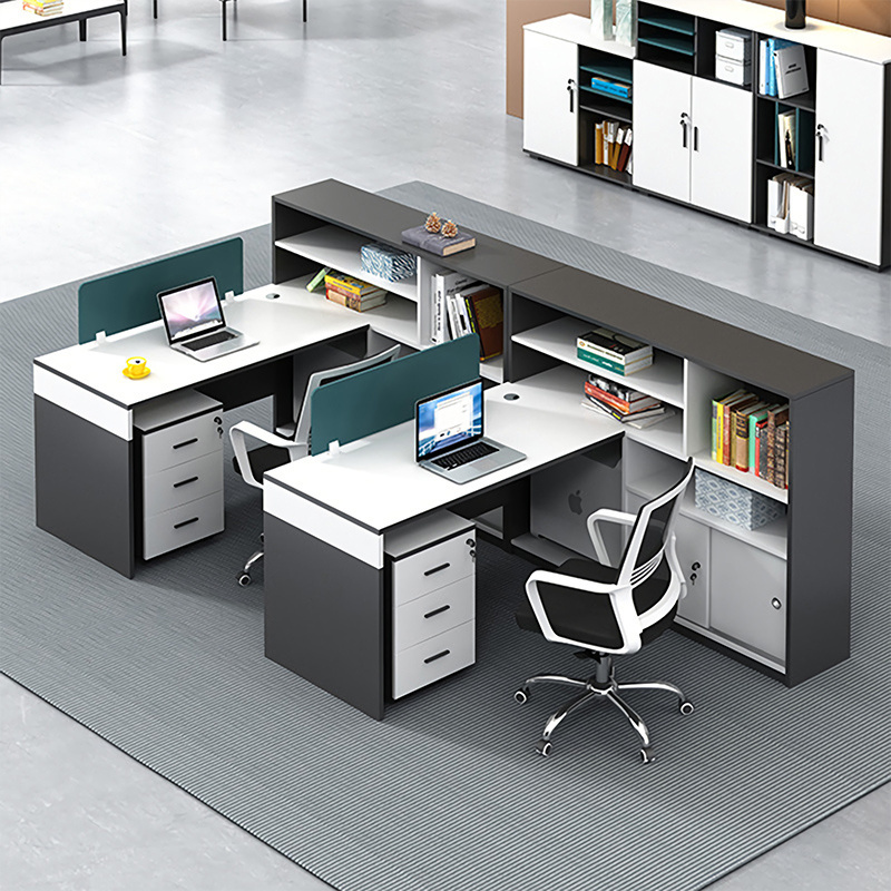 Zitai Escritorio Good Price Office Furniture Staff Table Modular Desk Office  Workstation Desks With Drawer