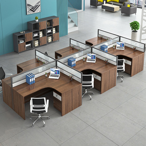 Zitai Modern Office Furniture L Shaped Call Center cubicle work station table office partition computer desk staff workstation