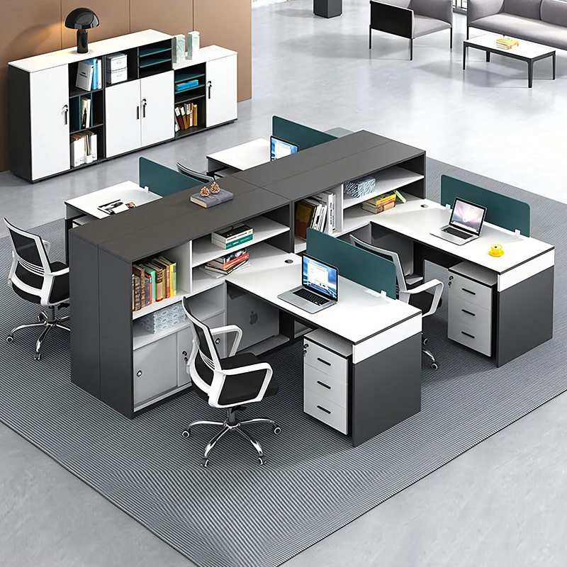 Zitai Escritorio Good Price Office Furniture Staff Table Modular Desk Office  Workstation Desks With Drawer