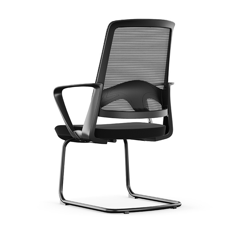 Zitai Meeting Groups Black Reception Guest Chairs Comfortable Mesh Ergonomic Contour Modern Guest Chair Office Reception Chair