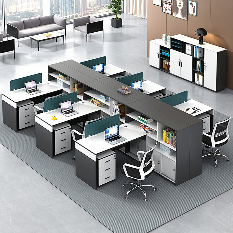 Zitai Escritorio Good Price Office Furniture Staff Table Modular Desk Office  Workstation Desks With Drawer