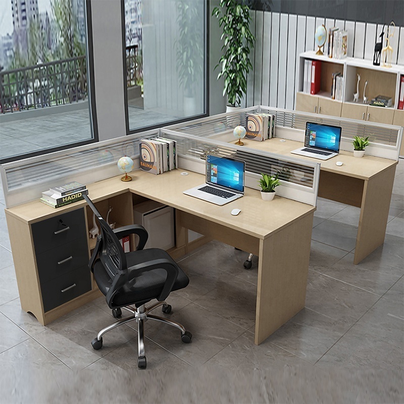 Zitai 2 4 6 person cluster workstation computer desk staff cubicle customized office laptop table work station desk