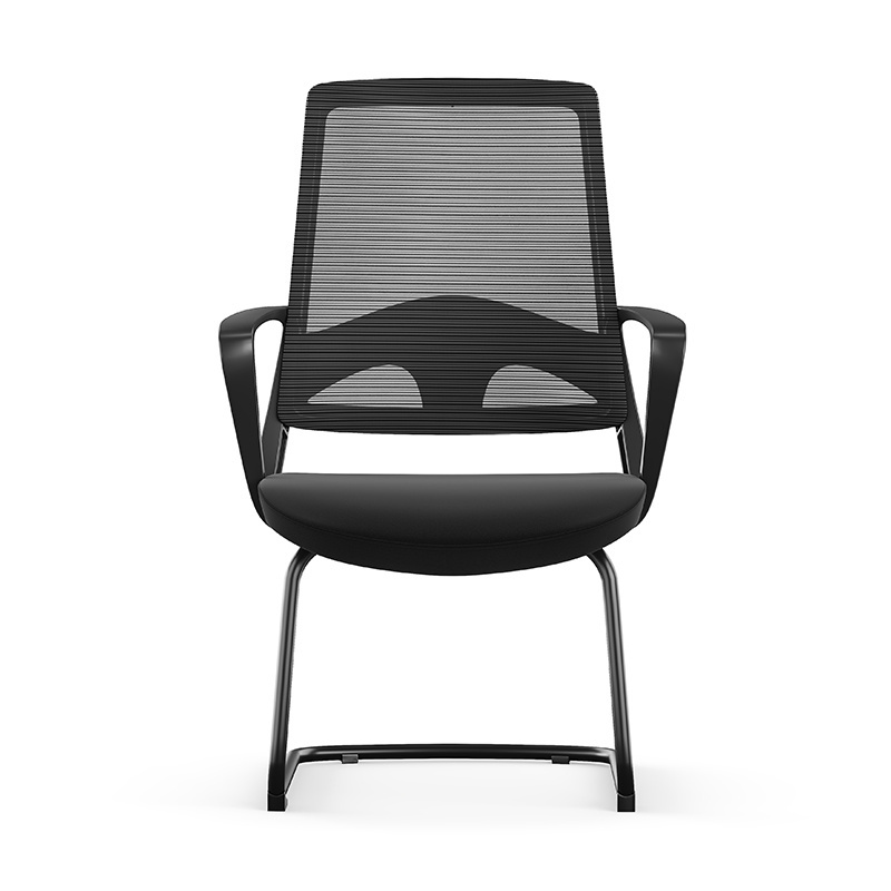 Zitai Meeting Groups Black Reception Guest Chairs Comfortable Mesh Ergonomic Contour Modern Guest Chair Office Reception Chair