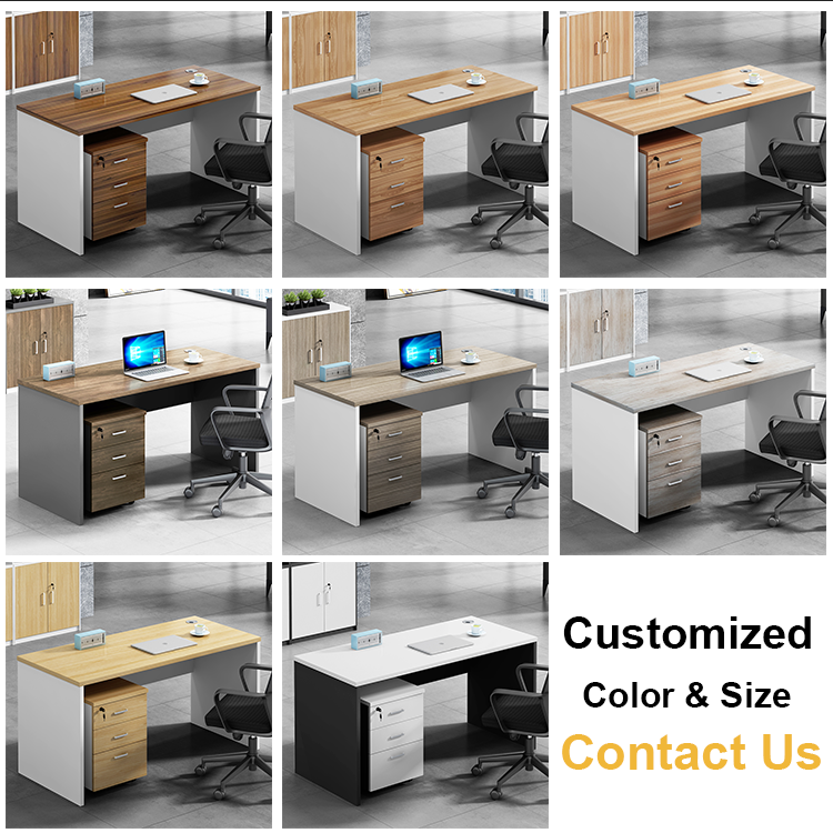 Zitai escritorio de oficina office wooden workstation partition modular office desk staff table