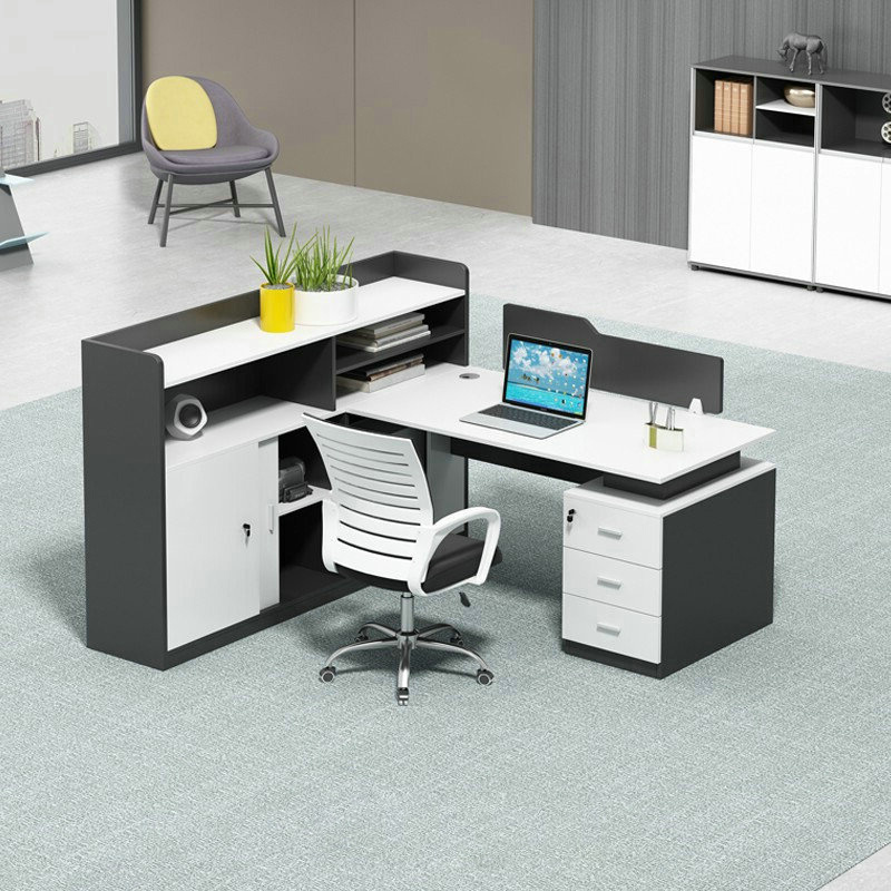 Zitai Modular Office Furniture Studio bureau desk Workstation Table 2 4 6 Seater Person Staff White Cluster Office Desk