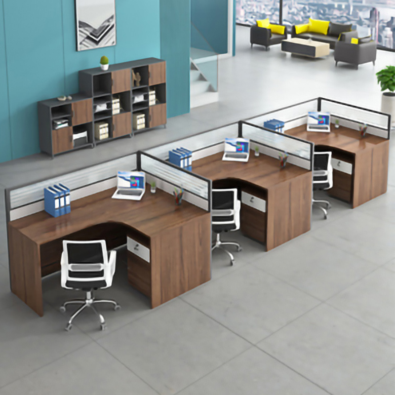 Zitai Modern Office Furniture L Shaped Call Center cubicle work station table office partition computer desk staff workstation