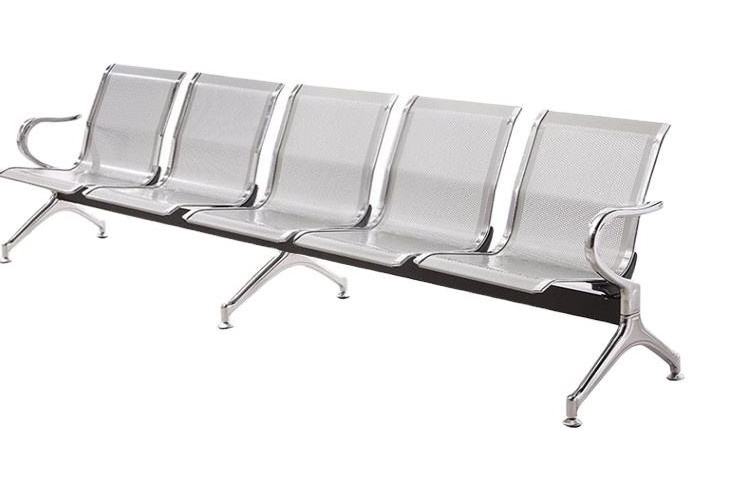 Zitai funiture hospital airport sofa lounge seating bench waiting room area PU 3 seat row link chairs