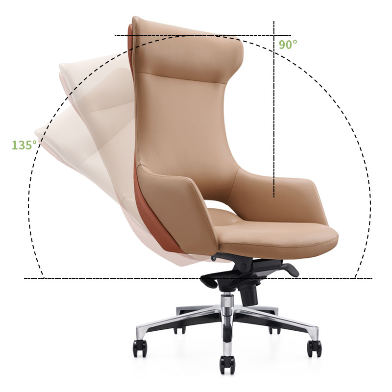 ZITAI Top Luxury Modern Office Chair High Quality Office Furniture Leather Executive Office Swivel Chair