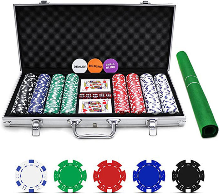 Best selling factory supply OEM design empty box 200/300/400/500pcs capacity jetton aluminum casino poker chip case