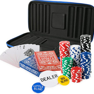 Easy carry hot sell OEM design empty case eva hard 300pcs jetton poker casino aluminum chips case