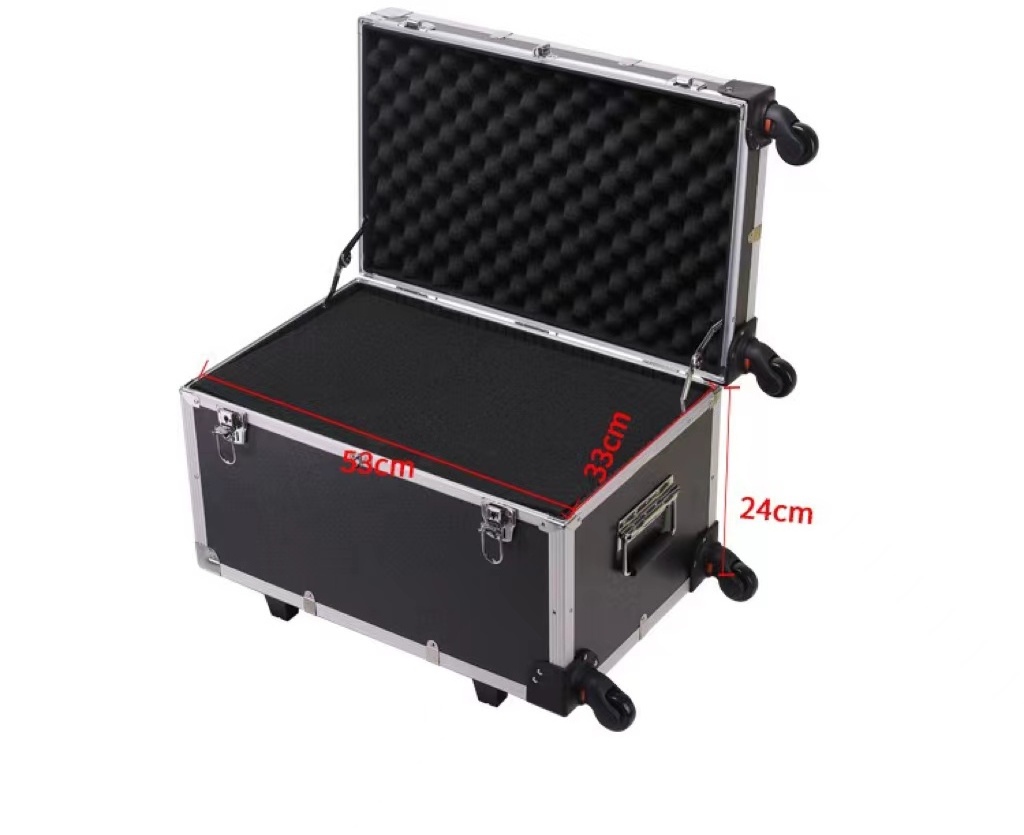 Professional customized design heavy duty aluminum box storage flight case for music dj equipment tv flight box shipping box