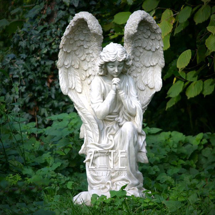 Hand Carved Factory Direct Sale christmas outdoor angel