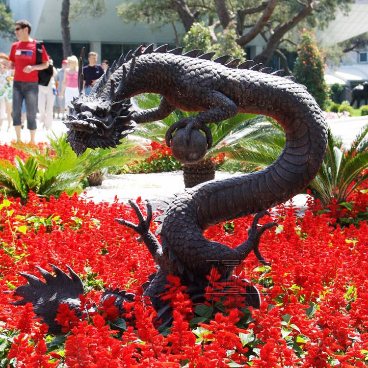 Hot Sale for outdoor brass dragon water fountain