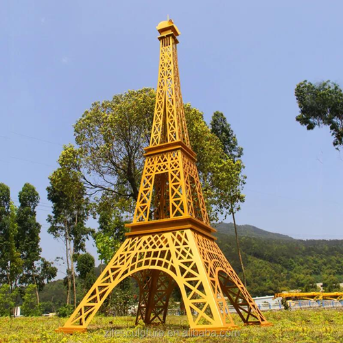 Outdoor Decoration Statue Large Eiffel Tower Metal Iron Sculpture