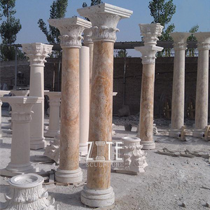 Factory Supply granite pillar marble column