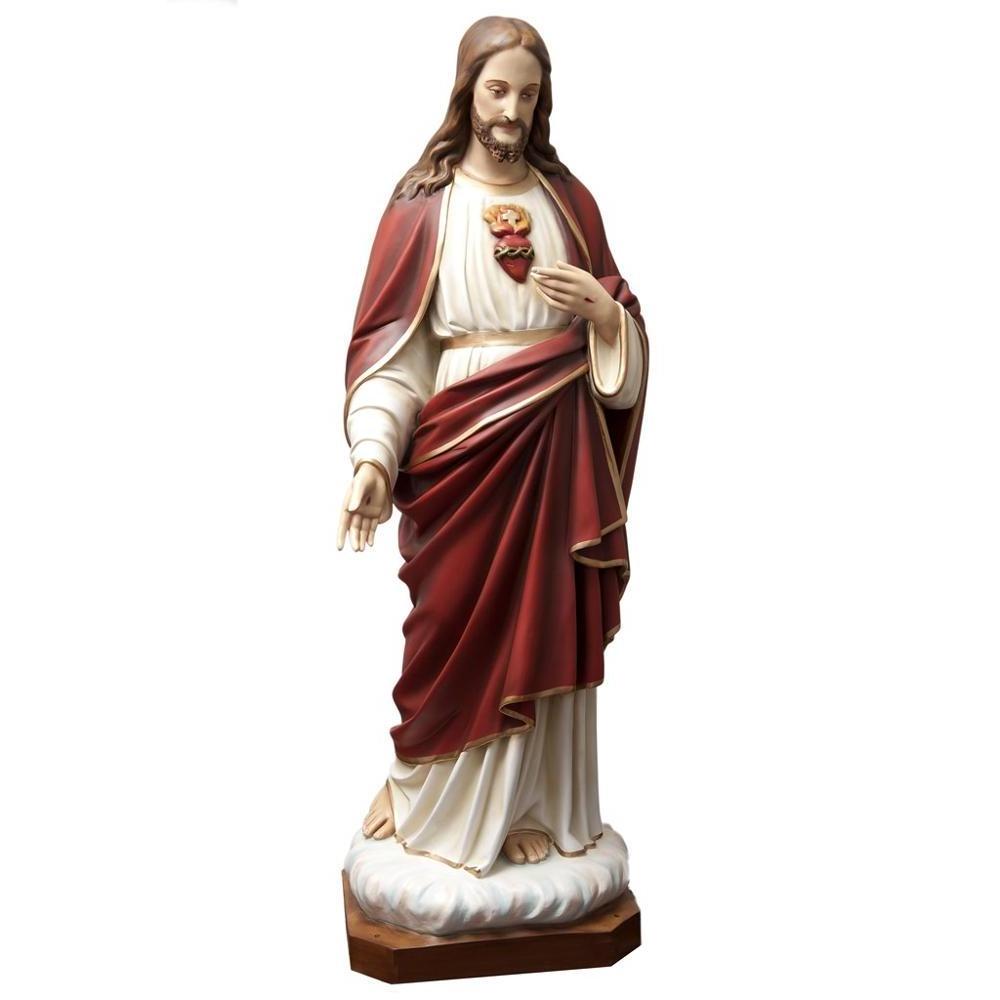 Best church life size polyresin catholic religious sculpture fiberglass jesus christ statue indoor