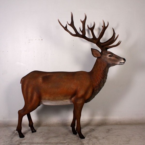 Large Christmas Life Size Animal Sculpture Resin Fiberglass Reindeer Statue